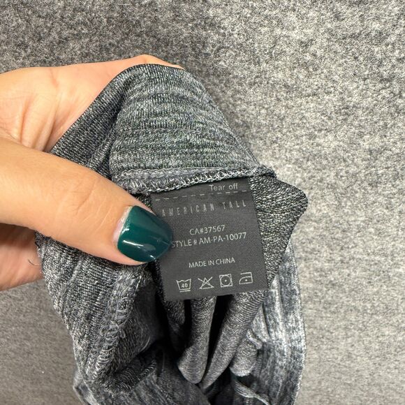 Unbranded Activewear Leggings Women M Tall Gray High Rise Capri Pull On Active - Picture 6 of 8